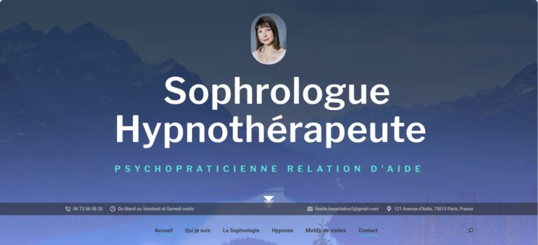 creation de site web hypnose therapie psychologue sophrologie